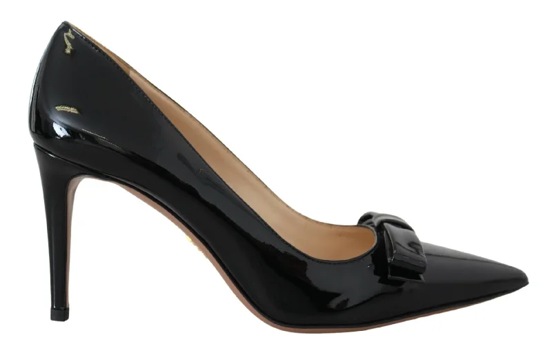 Sleek and Shiny Patent Pump Heels for a Polished Look--Prada Patent Leather Heels Pumps