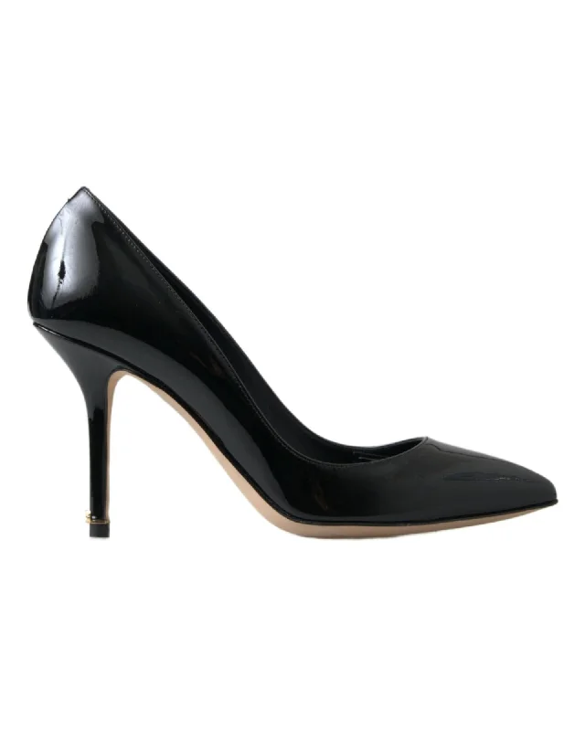 Sleek and Shiny Patent Pump Heels for a Polished Look--Dolce & Gabbana Patent Leather High Heels