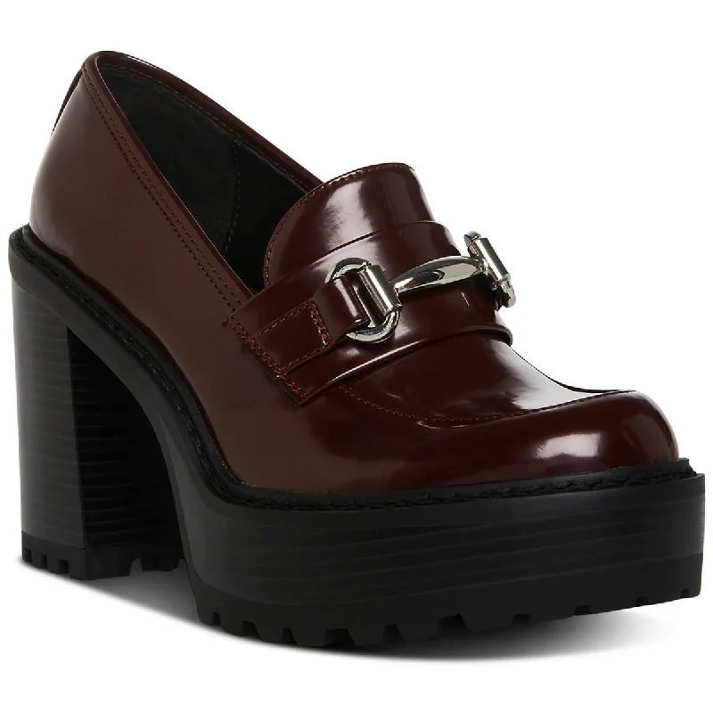 Trendy Chunky Heel Pumps for Casual Wear--Womens Loafer Heels