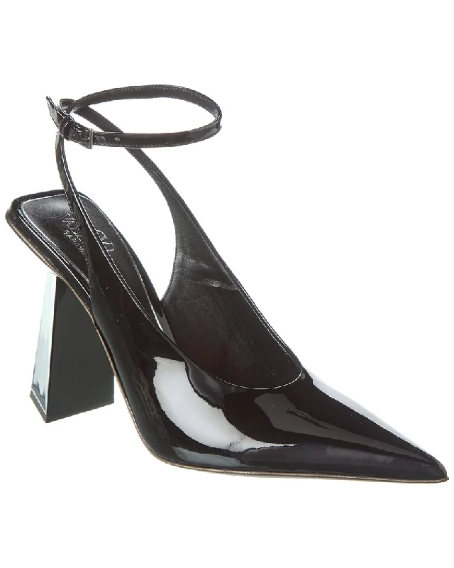 Sleek and Shiny Patent Pump Heels for a Polished Look--Valentino One Stud 100 Patent Pump