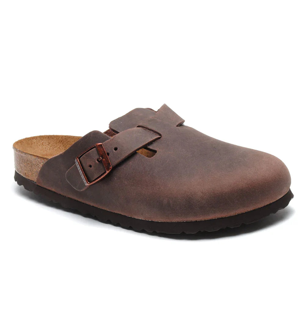 Boston Soft Footbed Oiled Leather---Comfortable Leather Pumps for Office and Everyday Wear