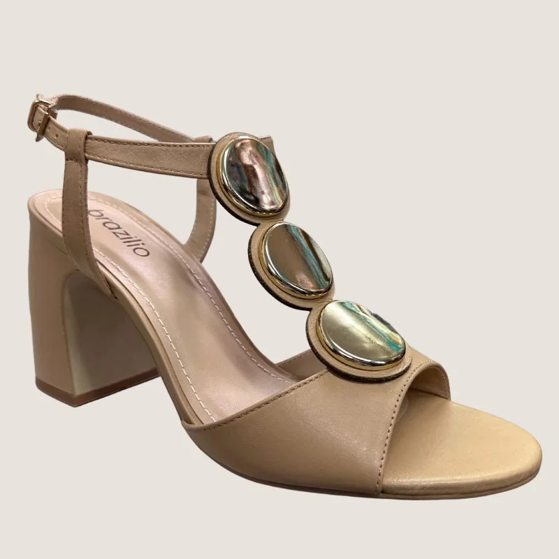 Versatile Heeled Sandals for Any Occasion---Brazilio Augustine Heel