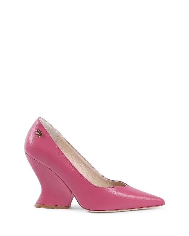 Stiletto Heel Pumps with Perfect Fit--Cady Pump - Fuxia-Fashionable & Classic