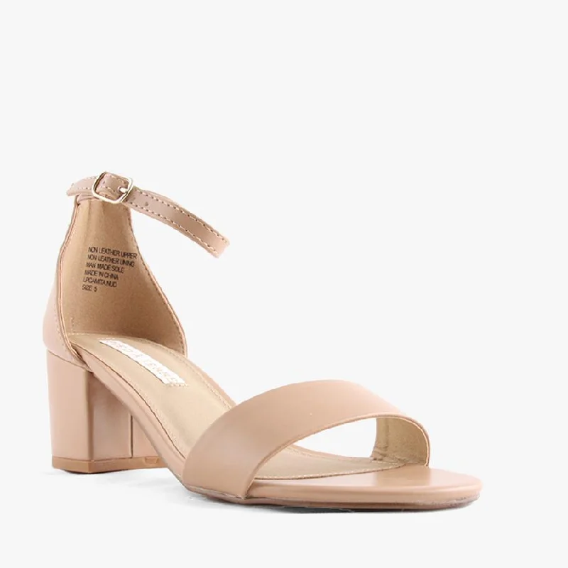 Versatile Heeled Sandals for Any Occasion---CAMITA NUDE