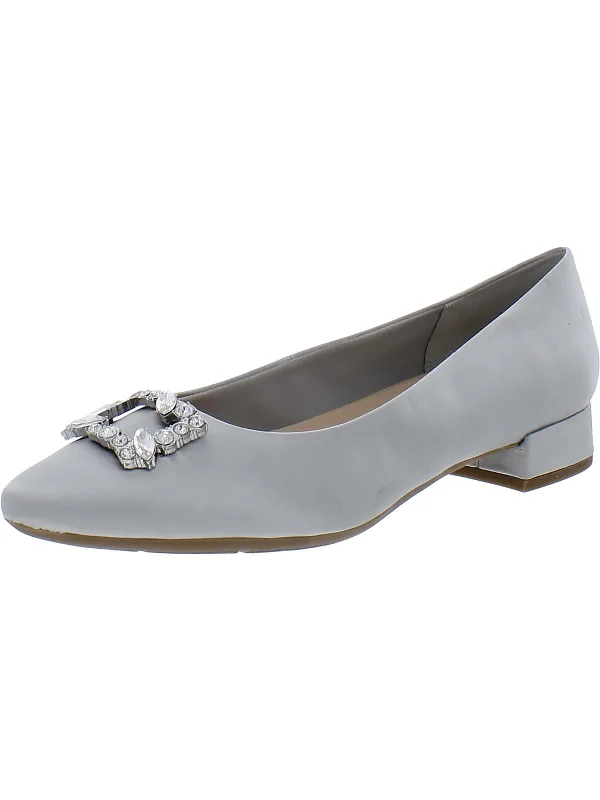 Carisma 2 Womens Satin Slip-On PumpsAffordable Satin Heels with a Luxe Touch