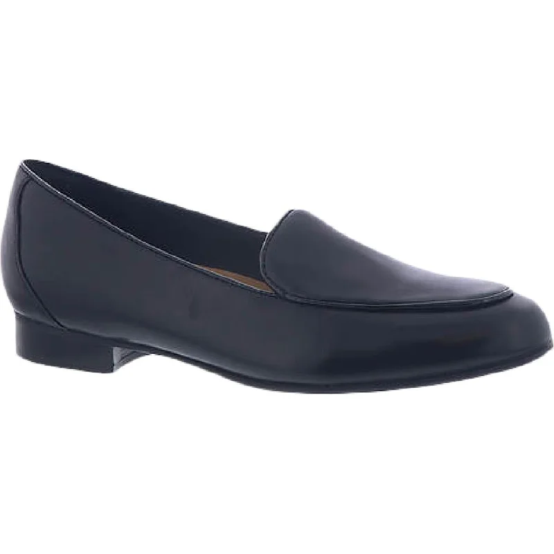 Trendy Chunky Heel Pumps for Casual Wear--Clarks Unstructured Women's Un Blush Ease Leather Slip On Ortholite Loafer