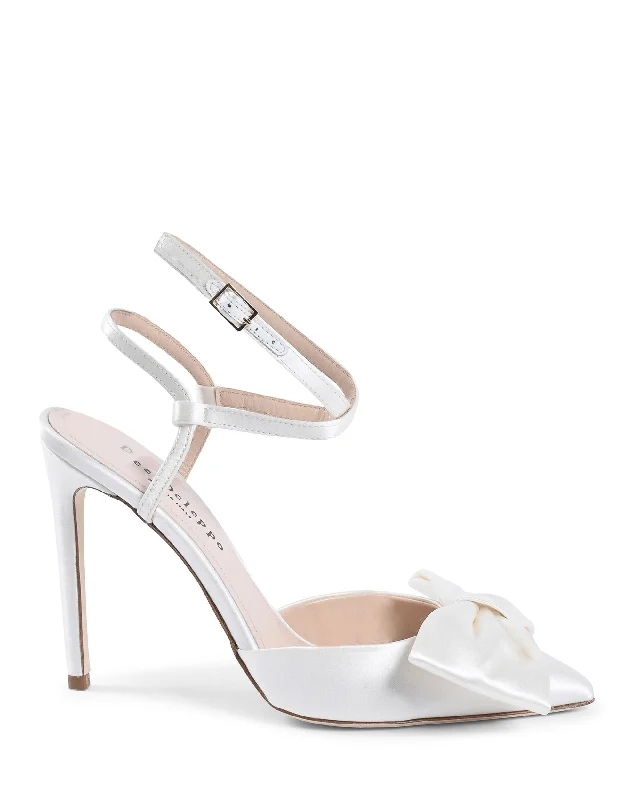 Stiletto Heel Pumps with Perfect Fit--Cocktail Time Pump - Ivory-Fashionable & Classic