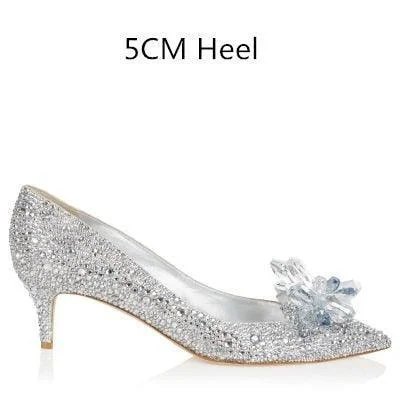 White -5CM Heel