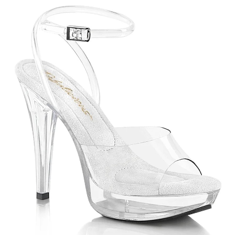 Versatile Heeled Sandals for Any Occasion---COCKTAIL-506 Clear/Clear