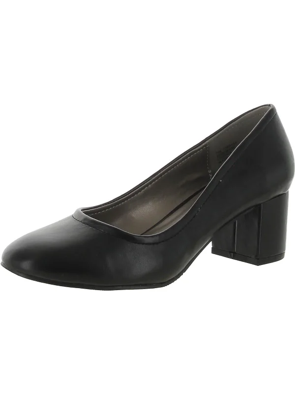 Stylish Slip-On Pumps for Quick Elegance---Daphne Womens Faux Leather Slip On Pumps