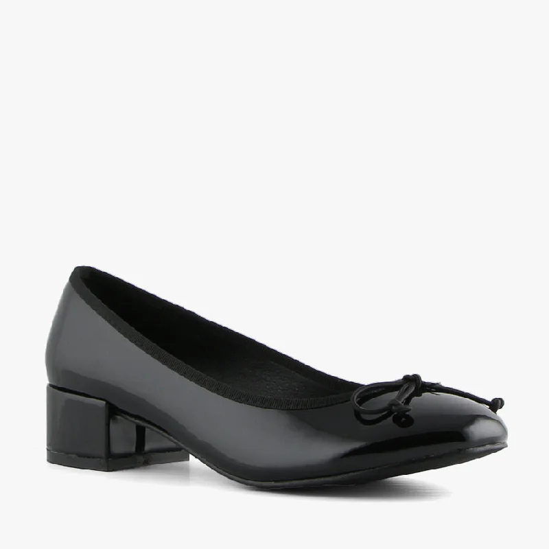 Versatile Heeled Sandals for Any Occasion---DIANA BLACK PATENT