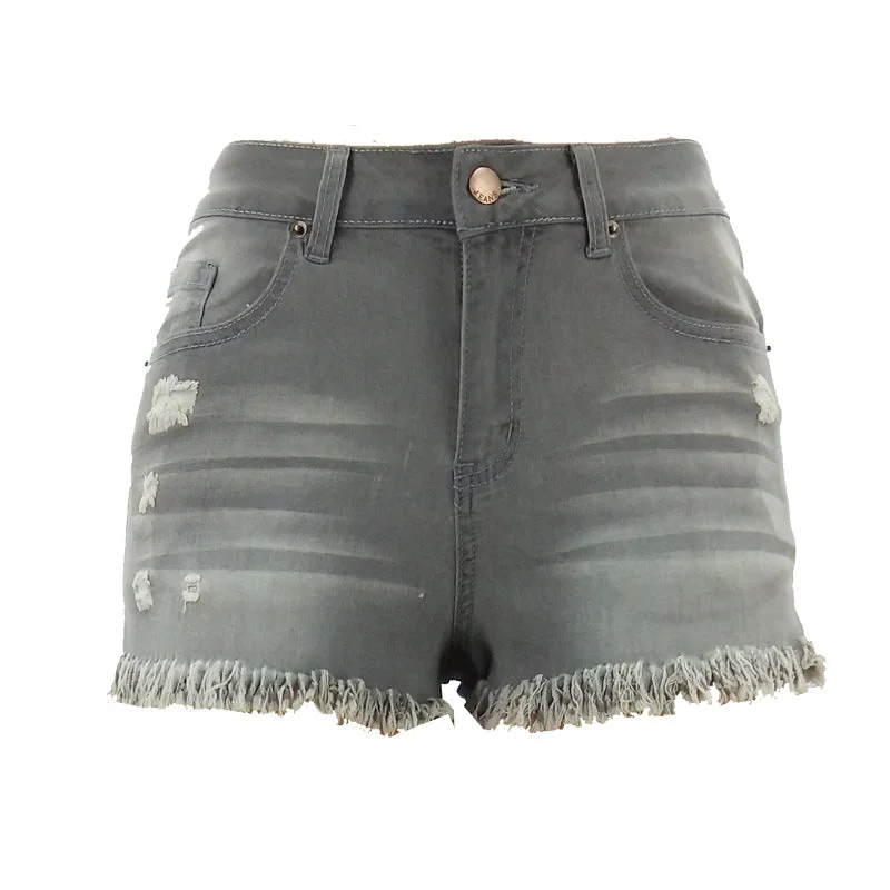 A plus for is jeans from styling top jeans for stylist-.Distressed Stretch Denim High Waist Shorts For Women Wholesale Clothing N3823090500026 A plus for is jeans from styling top jeans for stylist-.Distressed Stretch Denim High Waist Shorts For Women Wholesale Clothing N3823090500026