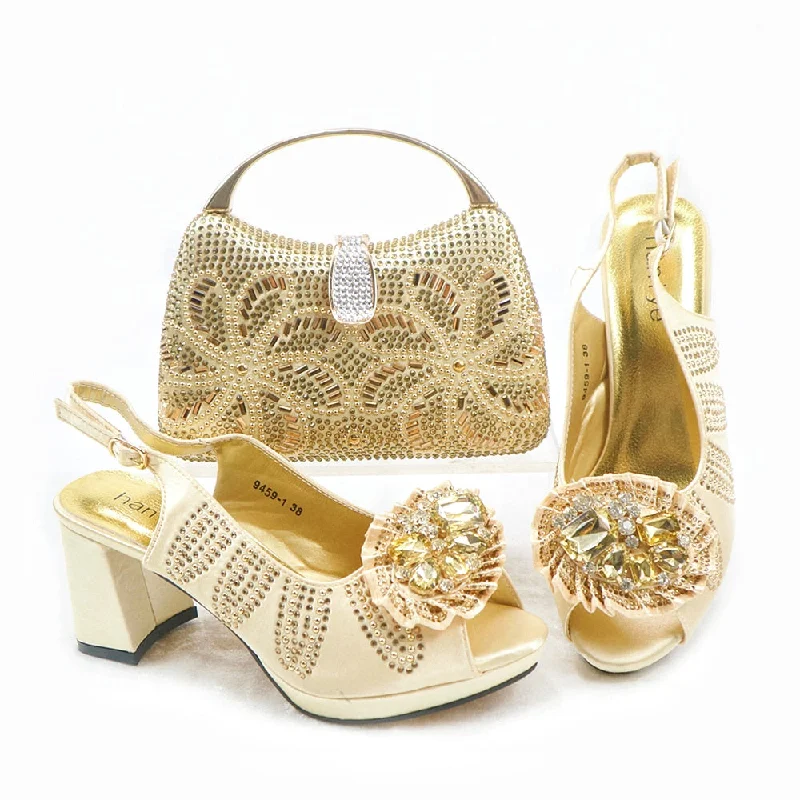 Italian Shoes And Bag Sets For Evening Party