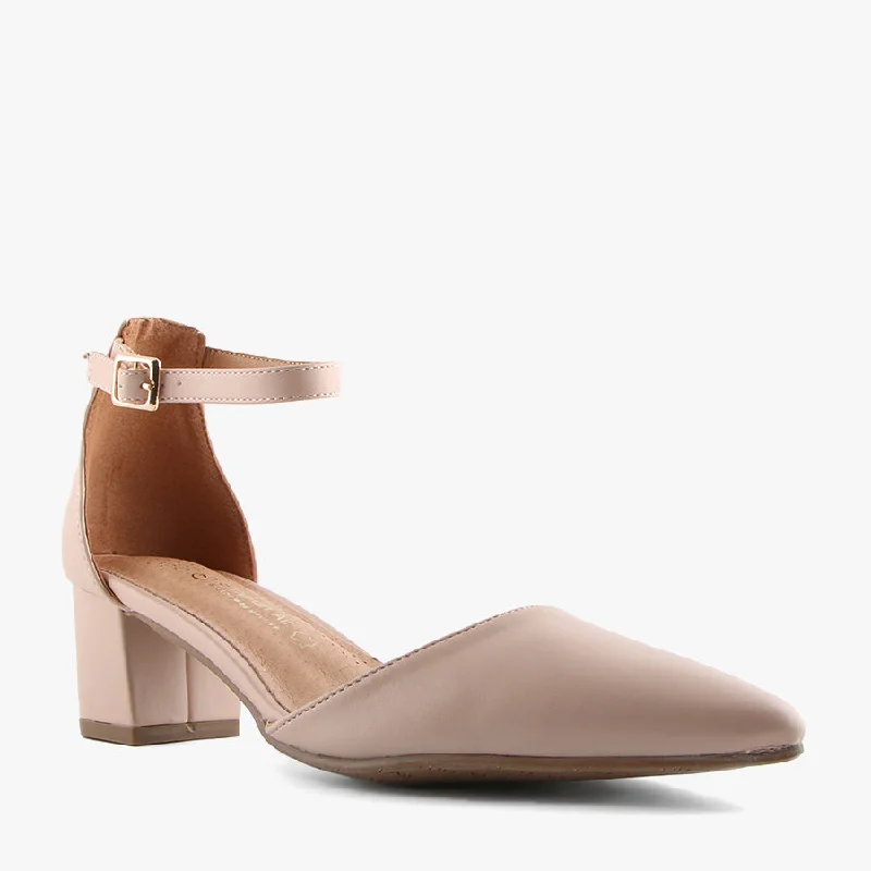 Versatile Heeled Sandals for Any Occasion---DUTY NUDE