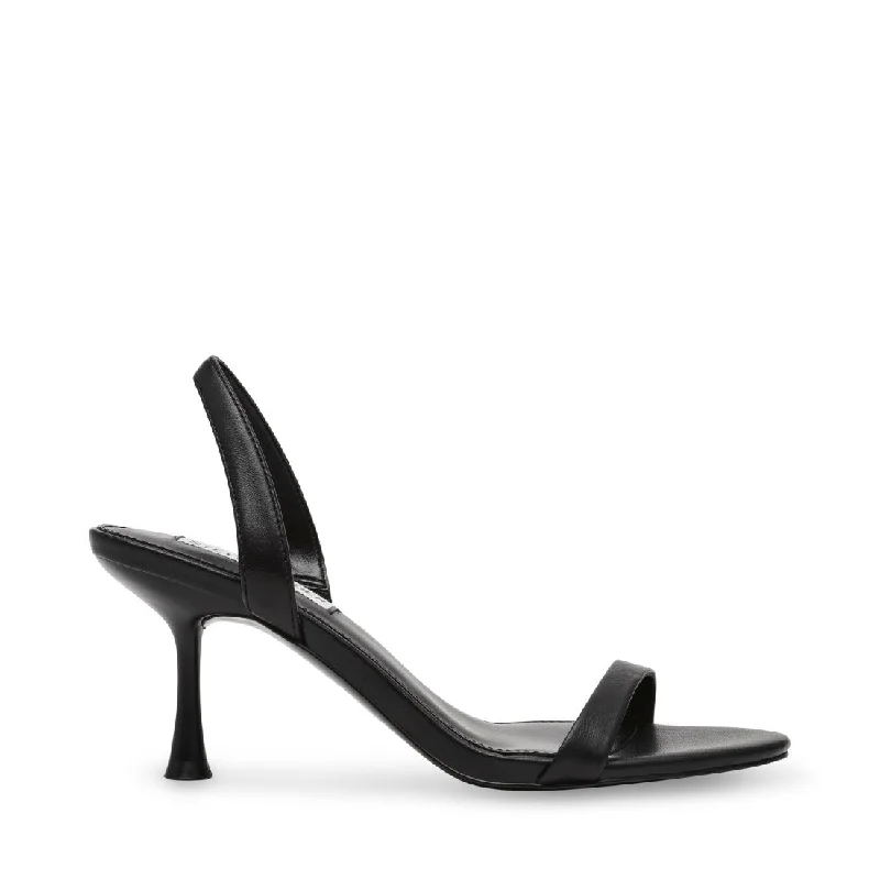 ELMA BLACK LEATHER---Comfortable Leather Pumps for Office and Everyday Wear