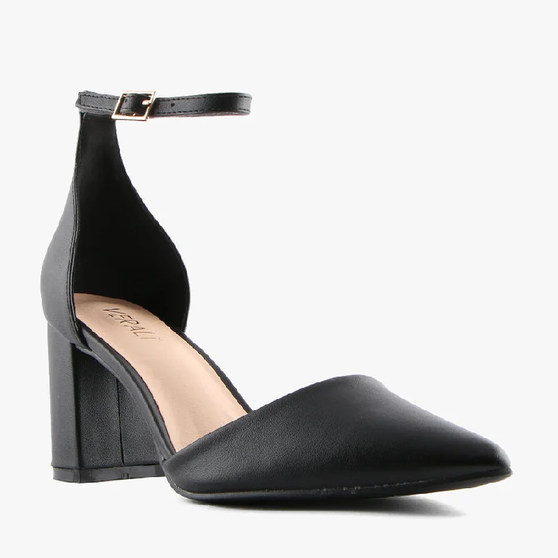 Versatile Heeled Sandals for Any Occasion---ENZO BLACK