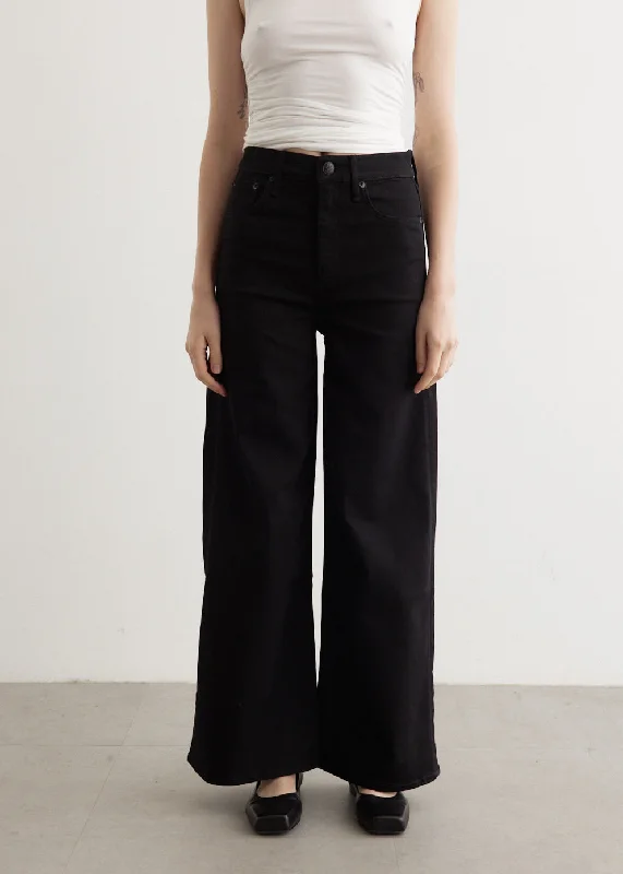 Women's denim jeans and styling denim Jeans-Flexi Sofie High-Rise Ankle Wide Jeans