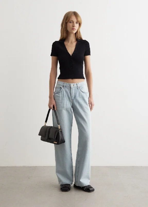 Women's denim jeans with a selvedge denim fabric-Fusion Jeans