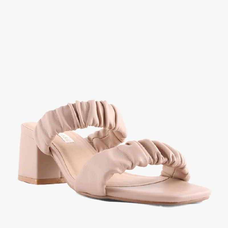 Versatile Heeled Sandals for Any Occasion---GERI NUDE