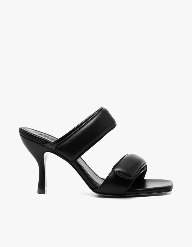 Versatile Heeled Sandals for Any Occasion---Perni 03 - Black 5000