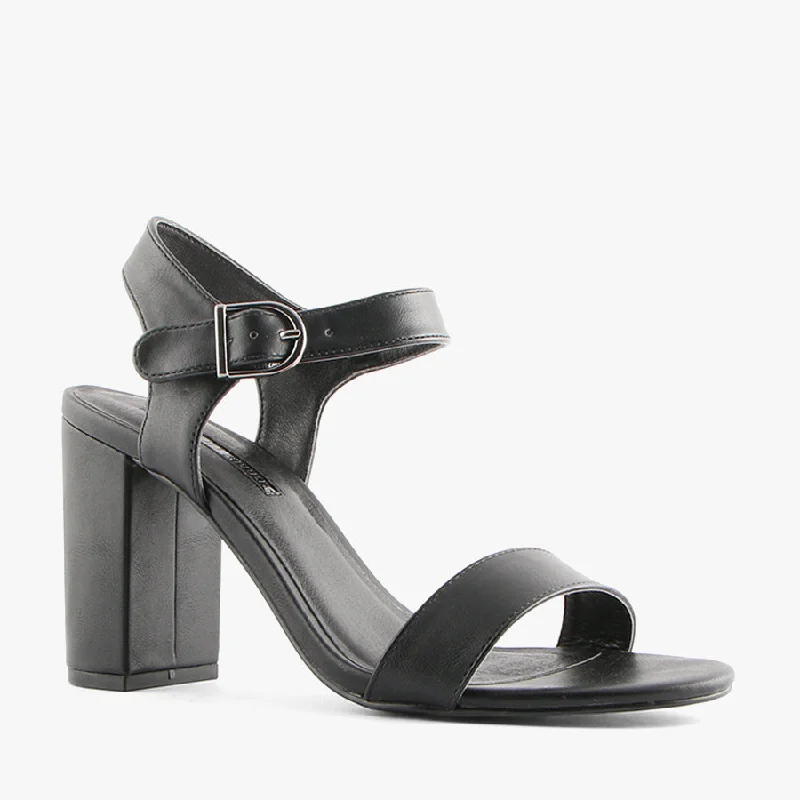 Versatile Heeled Sandals for Any Occasion---HAIMIE BLACK