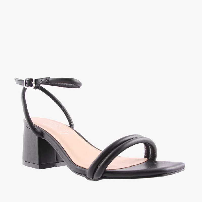 Versatile Heeled Sandals for Any Occasion---HALLE BLACK