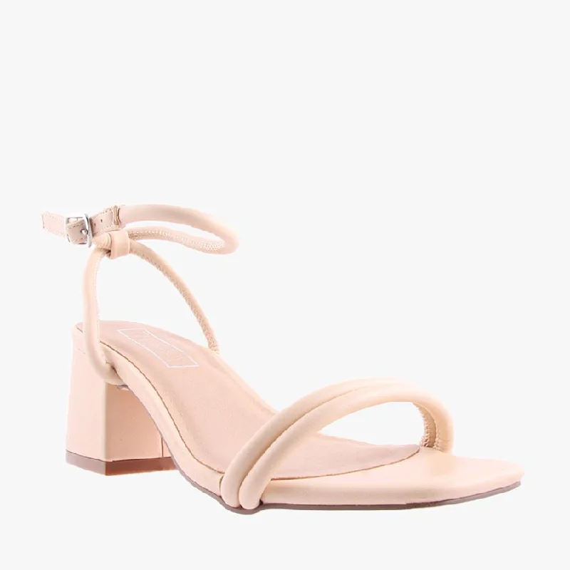 Versatile Heeled Sandals for Any Occasion---HALLE NUDE