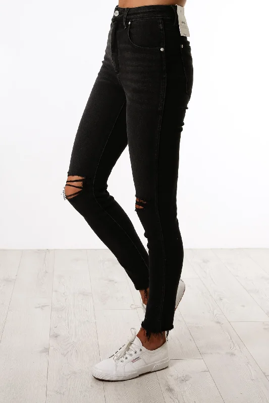 Women's denim jeans brand 2025 stylish jeans if fit sale often with near by shop-Hi Pin Cropped Jean Backbite Black Women's denim jeans brand 2025 stylish jeans if fit sale often with near by shop-Hi Pin Cropped Jean Backbite Black