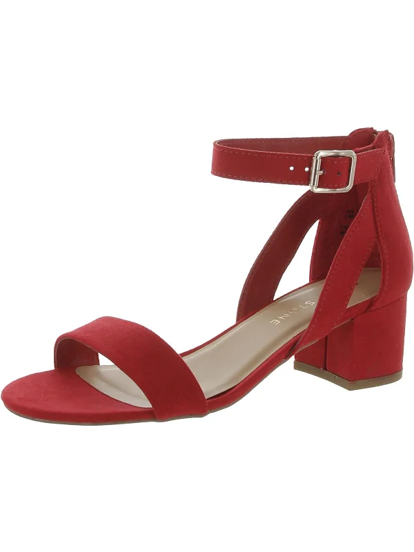 Affordable Suede Ankle Pumps for All-Day Wear--Jackee Womens Faux Suede Buckle Pumps