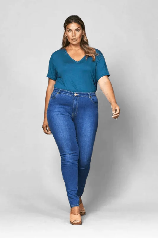 Women's denim jeans often new great-Jacqui Vintage Blue Jean