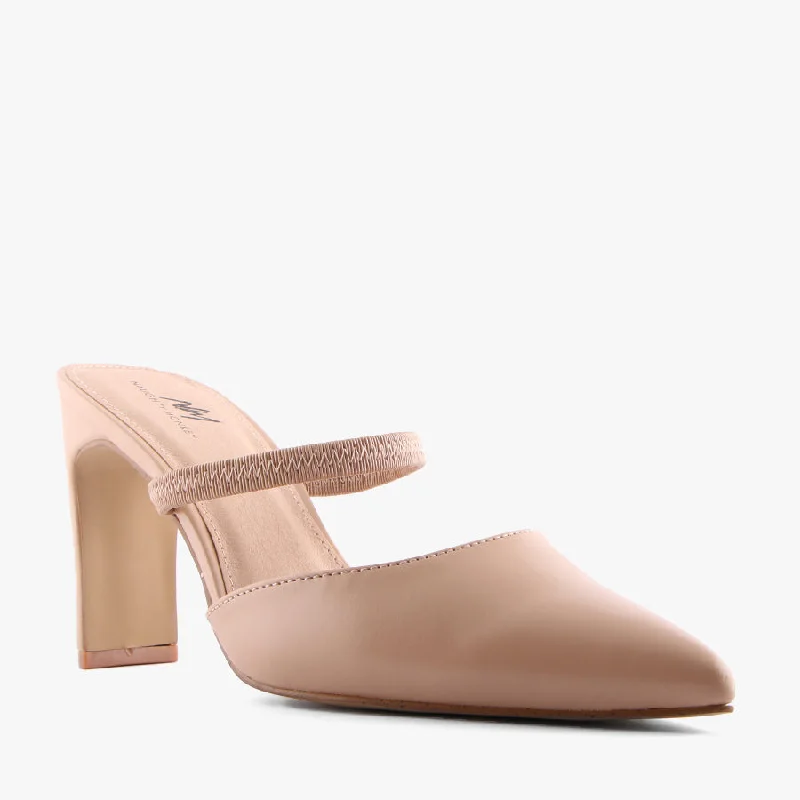 Versatile Heeled Sandals for Any Occasion---JADE NUDE