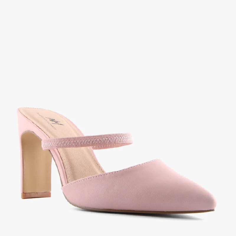 Versatile Heeled Sandals for Any Occasion---JADE PALE PINK