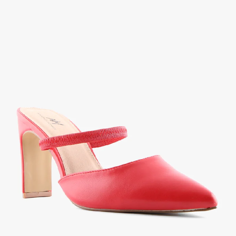 Versatile Heeled Sandals for Any Occasion---JADE RED