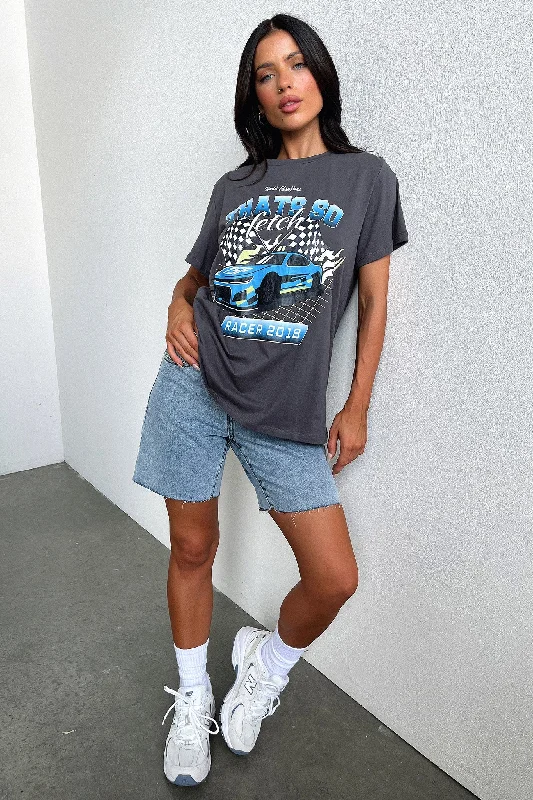 Women's denim shorts and a necklace-Jaric Jorts - Blue