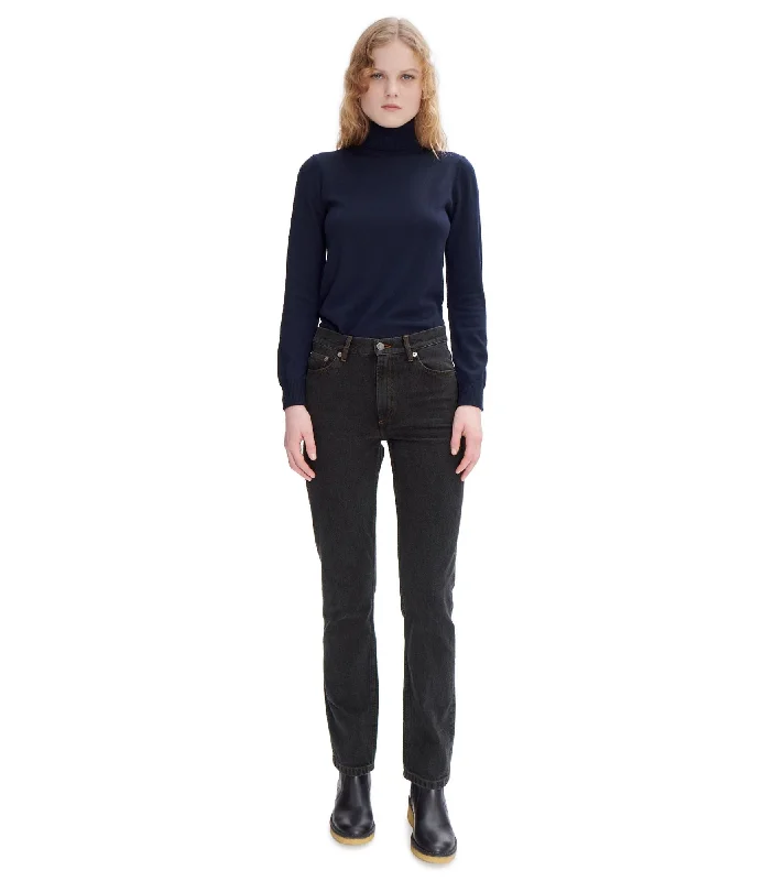 Women's denim jeans with a reptile embellishment-Molly Jeans