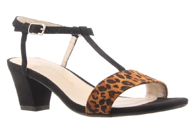 Versatile Heeled Sandals for Any Occasion---JENNA BLACK/LEOPARD