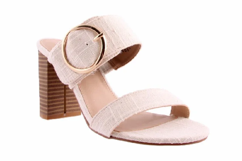 Versatile Heeled Sandals for Any Occasion---JENNIE NATURAL LINEN