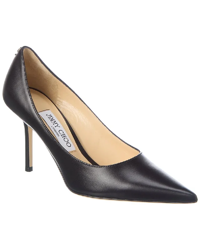 Jimmy Choo Love 85 Leather Pump---Comfortable Leather Pumps for Office and Everyday Wear