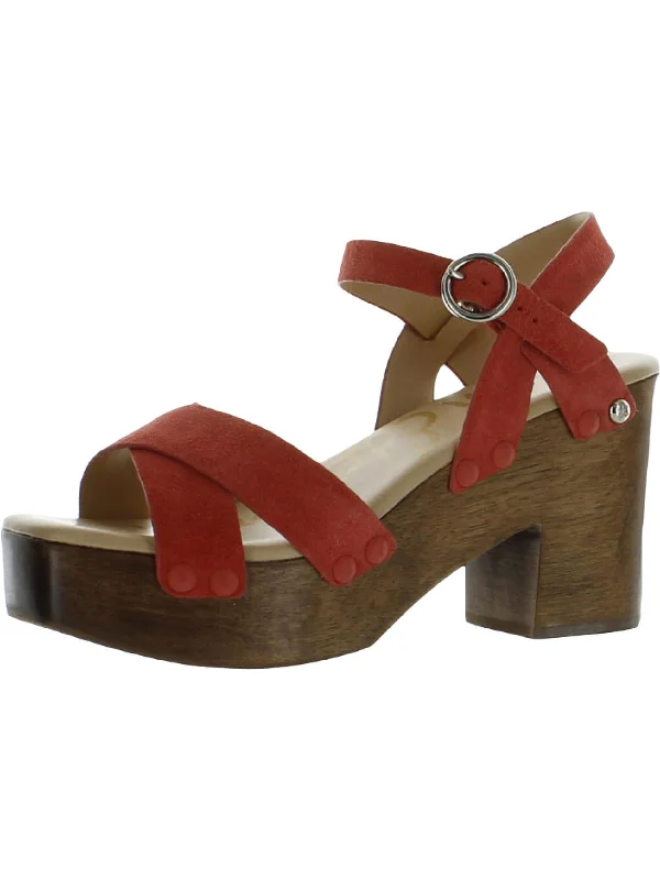 Versatile Heeled Sandals for Any Occasion---Josefine Womens Buckle Wood Heels