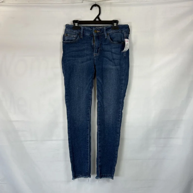Women's denim jeans with a leaf embellishment-Just USA WOMEN'S JEANS 2