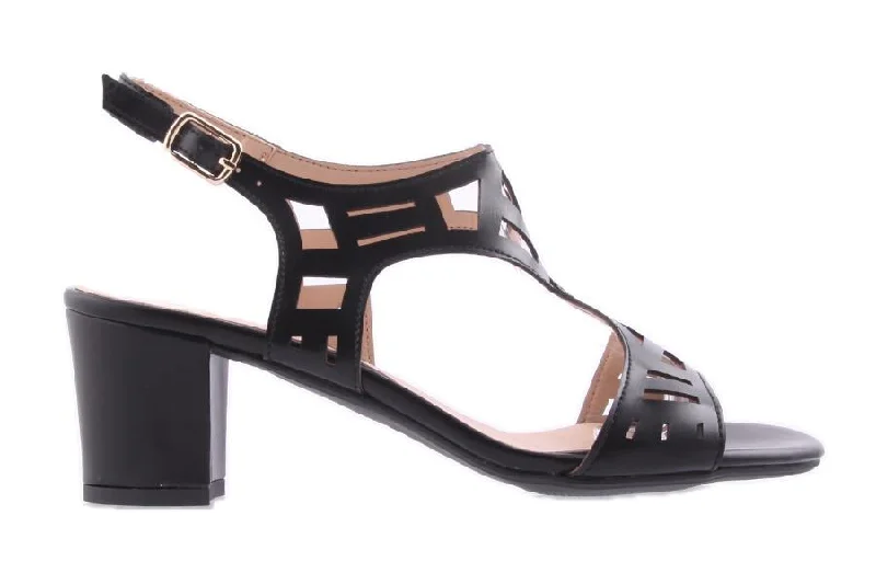 Versatile Heeled Sandals for Any Occasion---KACY BLACK