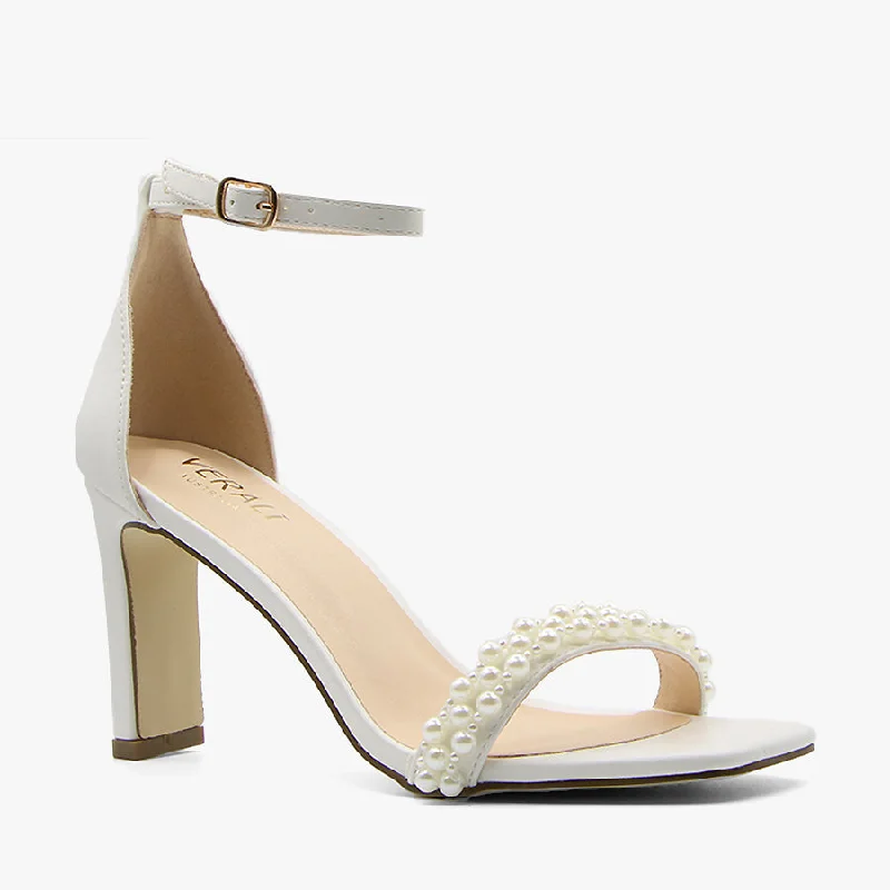 Versatile Heeled Sandals for Any Occasion---KAITLYN CHALK PEARL