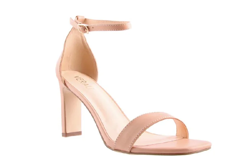 Versatile Heeled Sandals for Any Occasion---KALEB NUDE