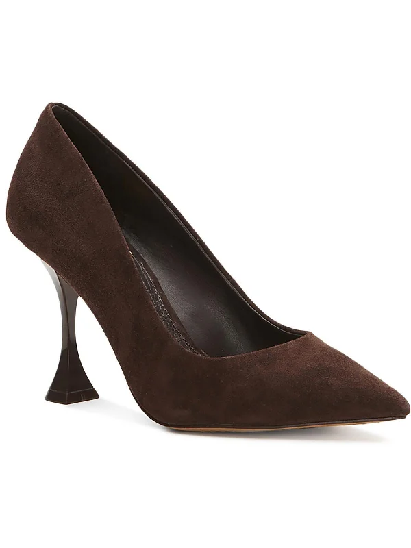 Affordable Suede Ankle Pumps for All-Day Wear--Kamerna Womens Suede Slip On Pumps