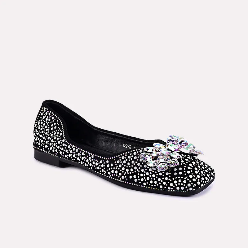 Kelly Black Fancy Pumps 0431242