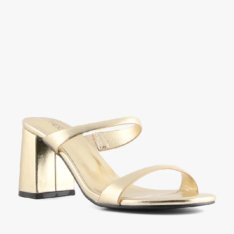 Versatile Heeled Sandals for Any Occasion---KIRRA GOLD