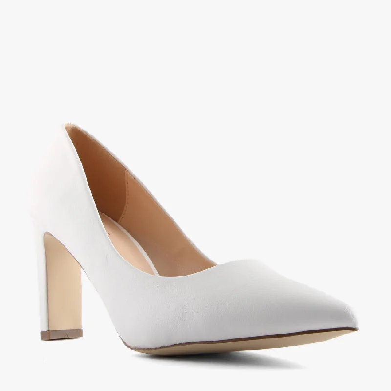 Versatile Heeled Sandals for Any Occasion---KIZA WHITE