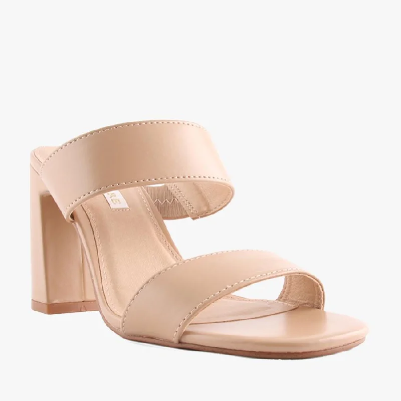 Versatile Heeled Sandals for Any Occasion---KOA NUDE