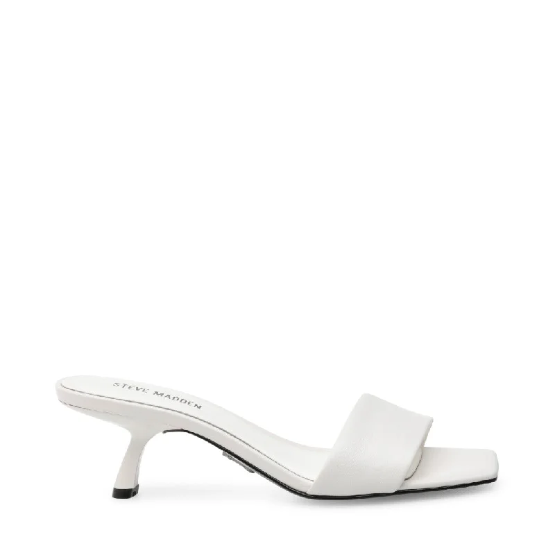 KOVERT WHITE LEATHER---Comfortable Leather Pumps for Office and Everyday Wear