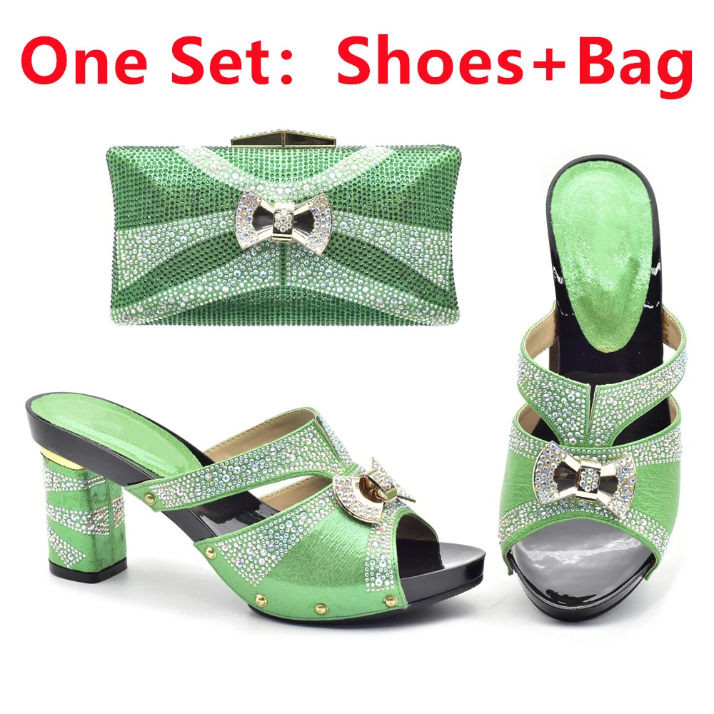 Green Shoes and Bag